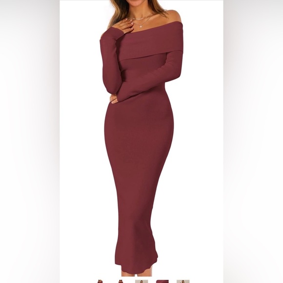 None Dresses & Skirts - 🆕Formal Long Sleeve Elegant Club Party Midi Dress
